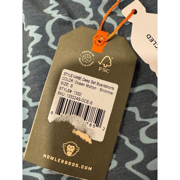 Howler Brothers Mens Deep Set Boardshorts Size Small - Picture 4 of 12